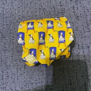 Yellow Dog Pattern Tie